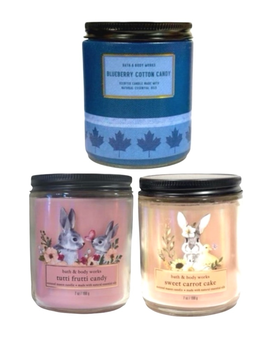 3 Bath and Body Works Candle